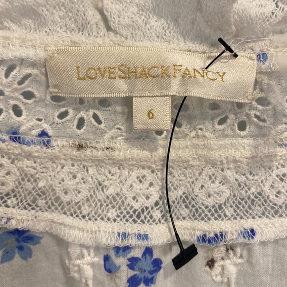LoveShackFancy “Belen” dress in brilliant blue print 6 - Picture 5 of 6